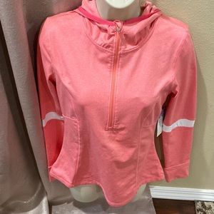 New With Tags, Cascade Sport brand Alloy Hoodie size small, pink salmon color.